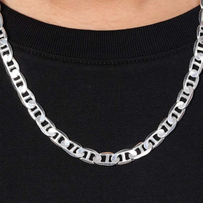 Refined 925 Sterling Silver Men's Linked Chain