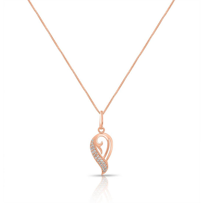 Refined Beauty Rose Gold Plated 925 Sterling Silver Jewelry Set