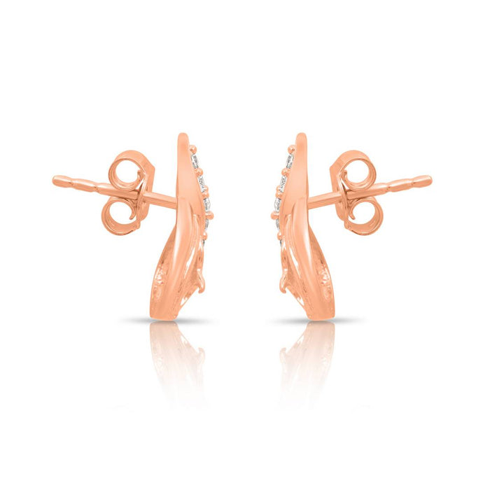 Refined Beauty Rose Gold Plated 925 Sterling Silver Jewelry Set
