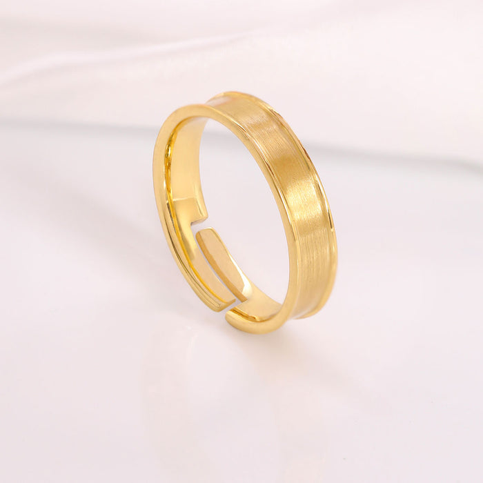 Refined Elegance Gold Plated 925 Sterling Silver Men's Ring