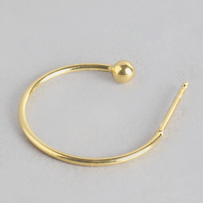 Rhodium & Gold Plated Duo Hoops 925 Sterling Silver Combo Earrings
