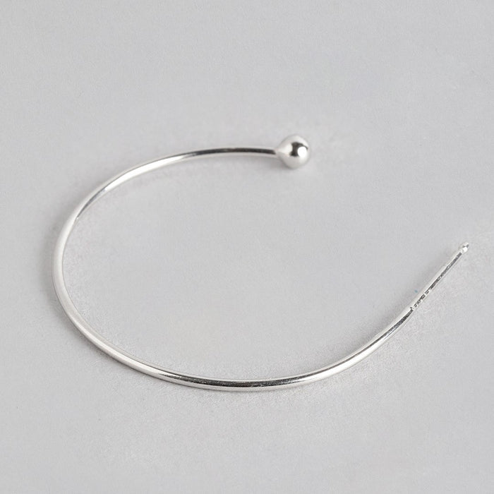 Rhodium & Gold Plated Duo Hoops 925 Sterling Silver Combo Earrings