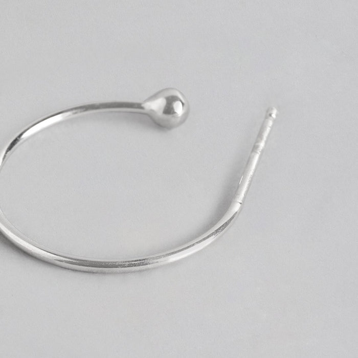 Rhodium & Gold Plated Duo Hoops 925 Sterling Silver Earring Combo