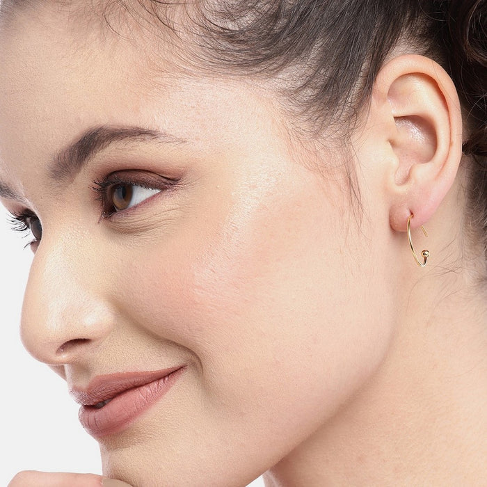 Rhodium & Gold Plating 925 Sterling Silver Earring Combo