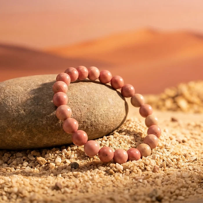 Rhodochrosite Stone Bracelet - view 2