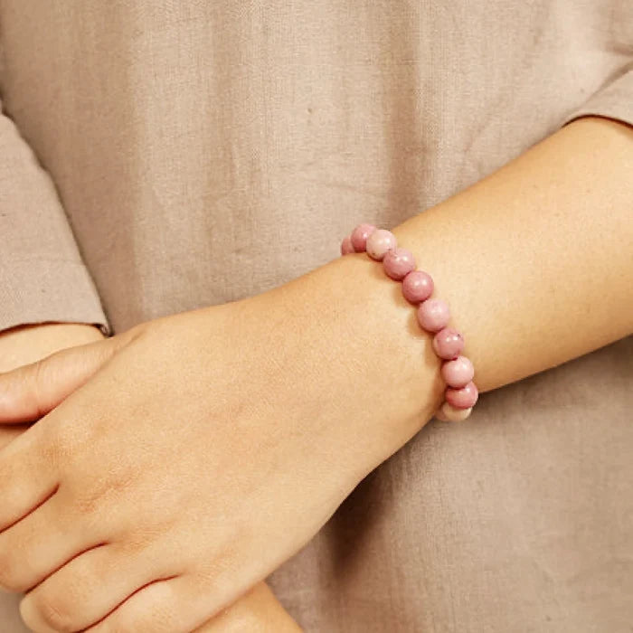 Rhodochrosite Stone Bracelet - view 3