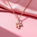 Rooted Grace Rose Gold 925 Sterling Silver Necklace