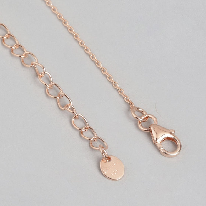 Rose Gold Elegance Tear Drop CZ 925 Sterling Silver Mangalsutra