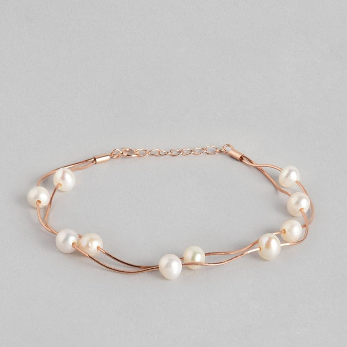Rose Gold Fresh Off the Sea 925 Silver Bracelet