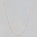 Rose Gold Plated 925 Sterling Silver Cable Chain