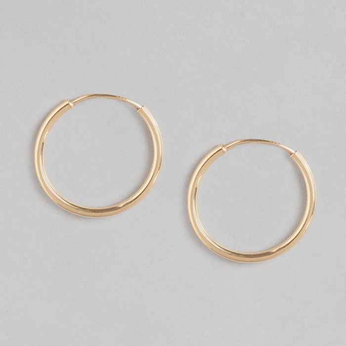 Rose Gold plated 925 Sterling Silver Hoops