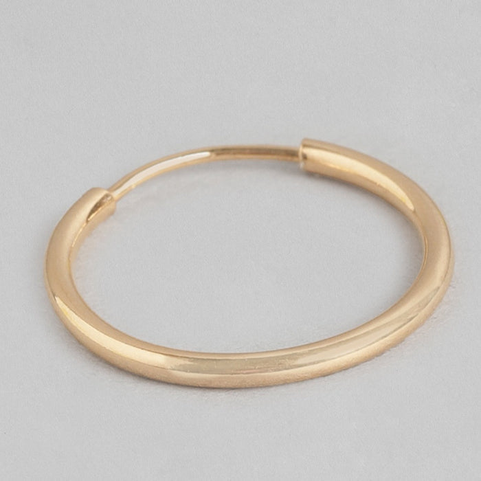 Rose Gold plated 925 Sterling Silver Hoops