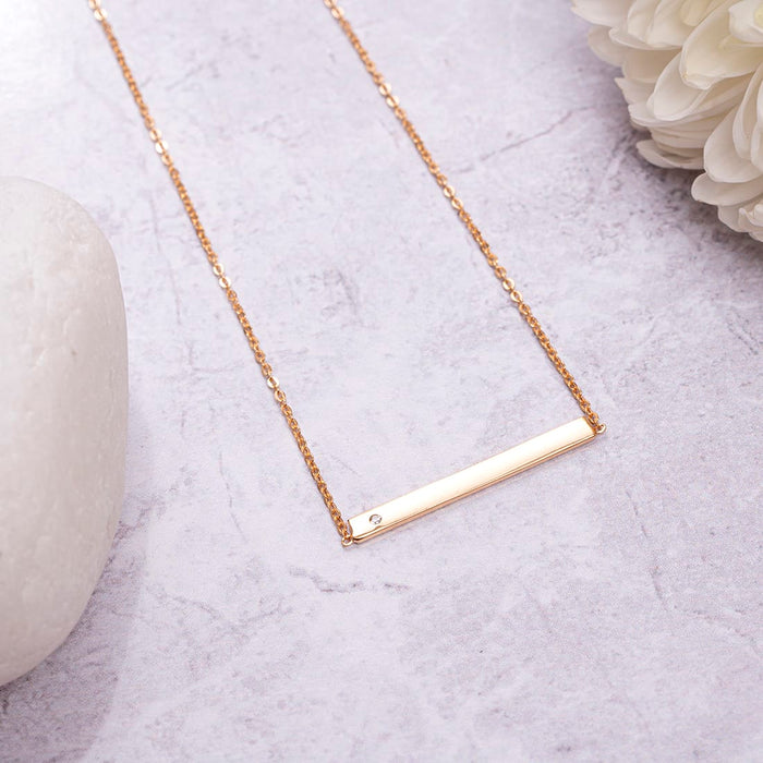 Rose Gold Plated 925 Sterling Silver Necklace