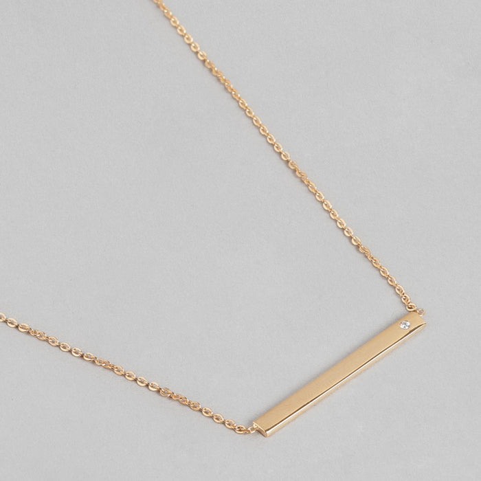 Rose Gold Plated 925 Sterling Silver Necklace