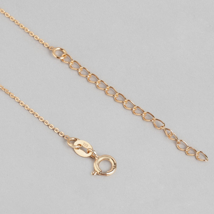 Rose Gold Plated 925 Sterling Silver Necklace