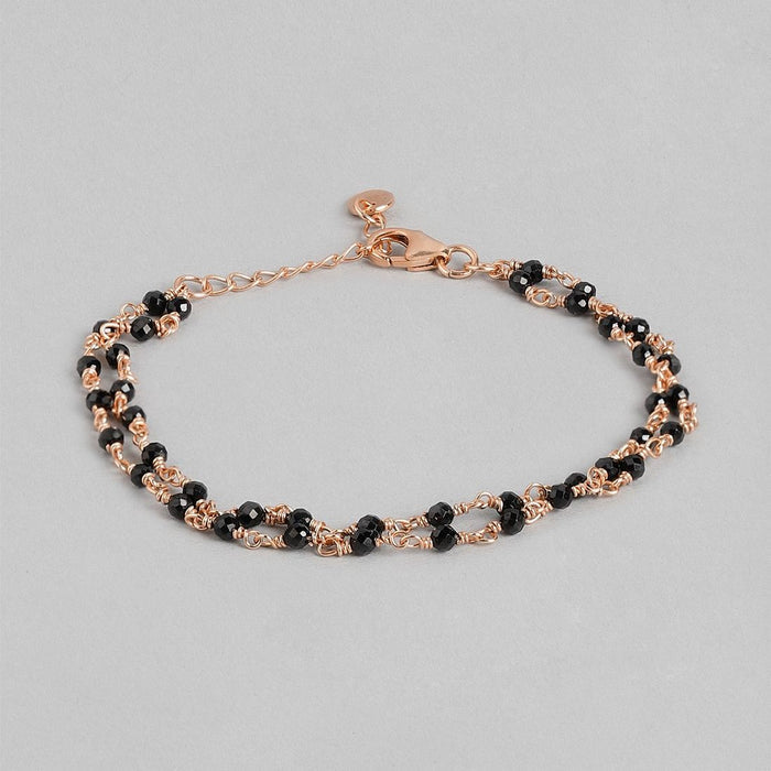 Rose Gold Radiance 925 Sterling Silver Bracelet