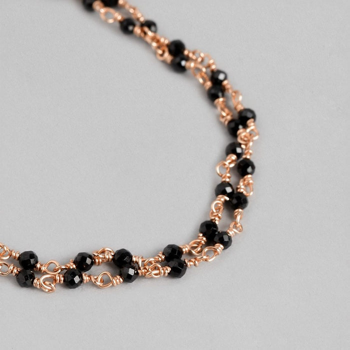 Rose Gold Radiance 925 Sterling Silver Bracelet