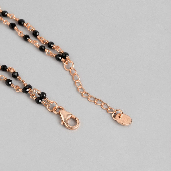 Rose Gold Radiance 925 Sterling Silver Bracelet