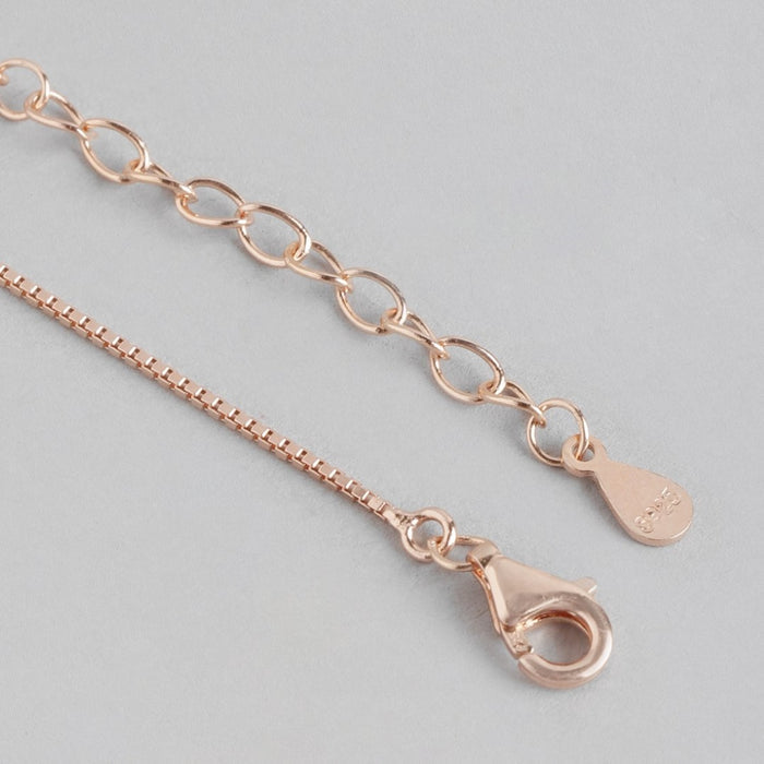 Rose Petal Elegance Pearl-CZ Rhodium Plated 925 Sterling Silver Bracelet