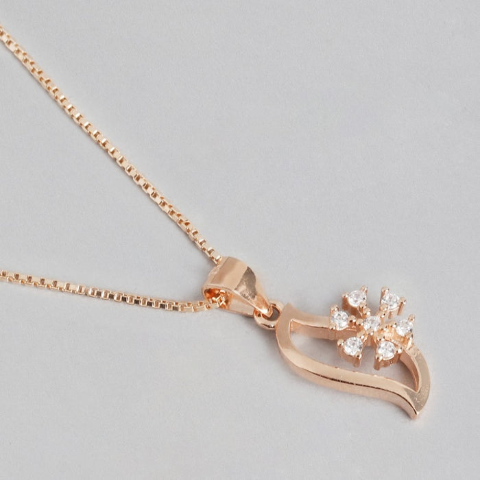 Rose Petal Harmony 925 Sterling Silver Flower Pattern Jewelry Set