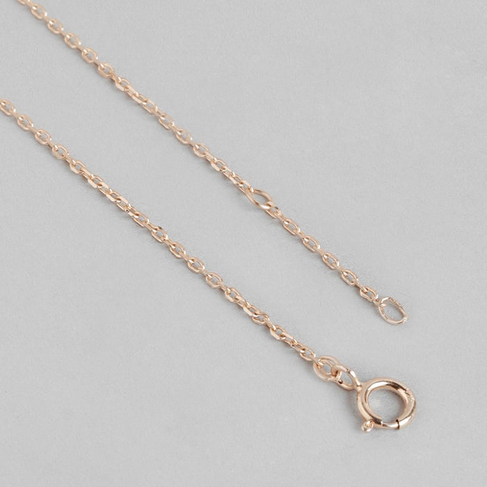 Rose Petal Radiance Rose Gold-Plated 925 Sterling Silver Necklace