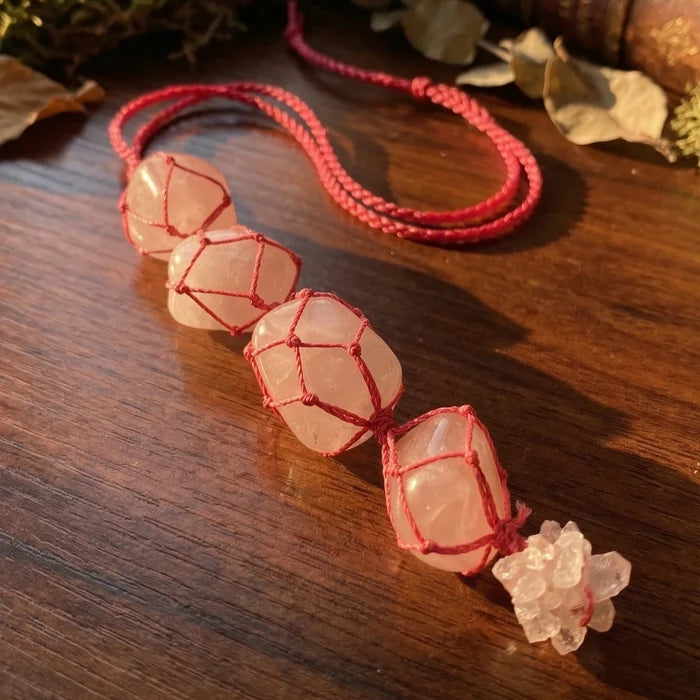 Rose Quartz Hanging for Home, Office & Car - view 3
