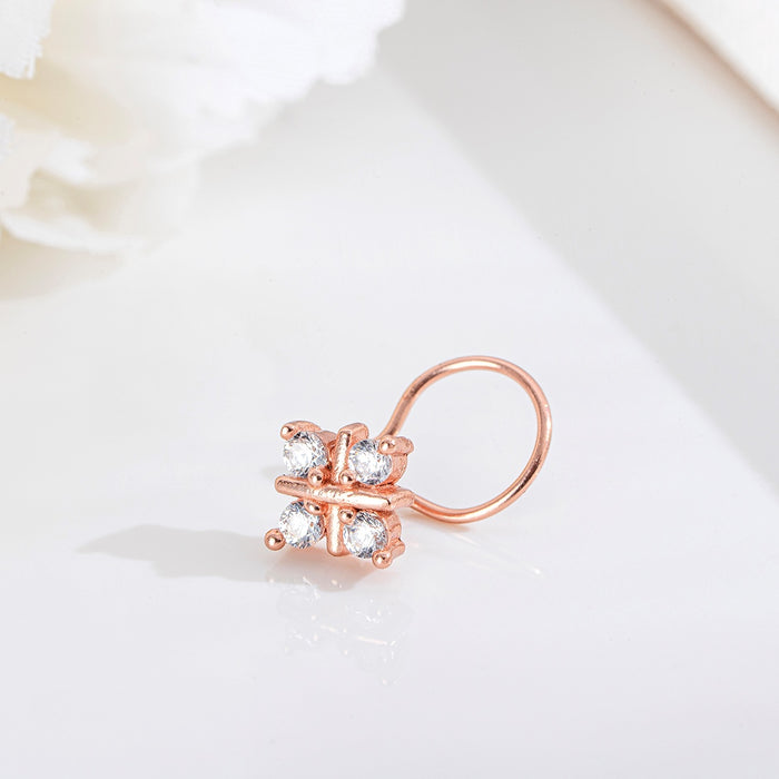 Rosy Nebula 925 Sterling Silver Star Nosepin