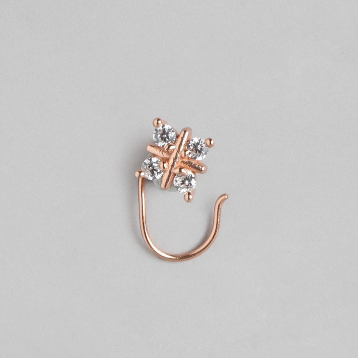 Rosy Nebula 925 Sterling Silver Star Nosepin