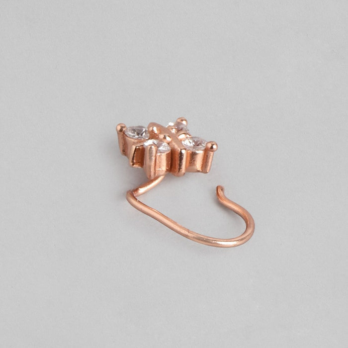 Rosy Nebula 925 Sterling Silver Star Nosepin