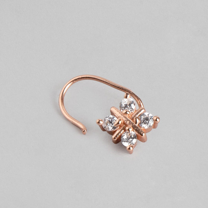 Rosy Nebula 925 Sterling Silver Star Nosepin
