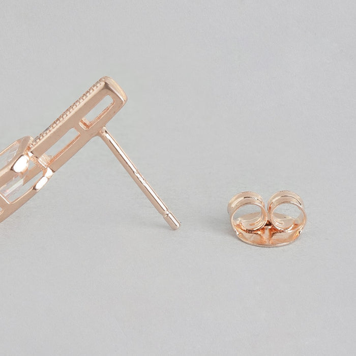 Rosy Radiance 925 Sterling Silver Jewelry Set with Cubic Zirconia