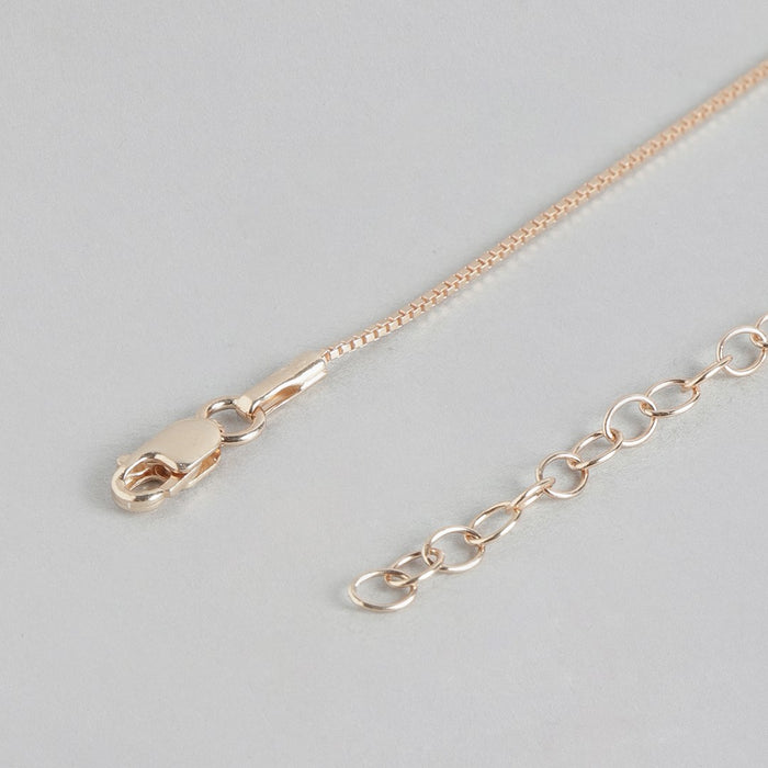 Rosy Radiance 925 Sterling Silver Jewelry Set with Cubic Zirconia