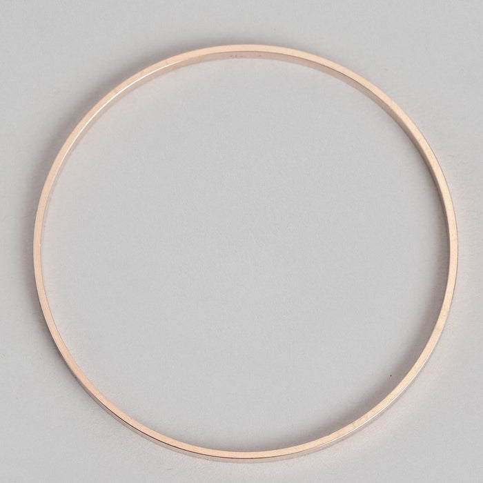 Rosy Splendor Rose Gold-Plated 925 Sterling Silver Bangle