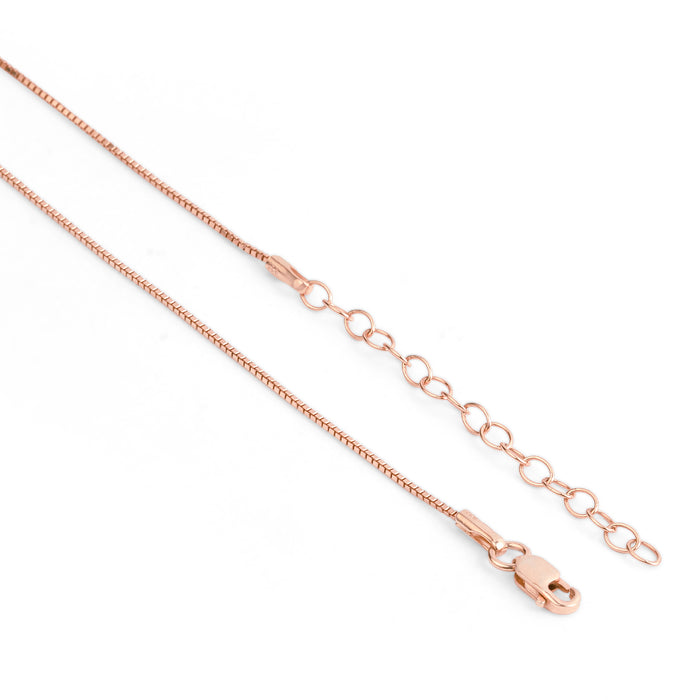 Royal Rose Gold-Plated 925 Sterling Silver Crown Pendant