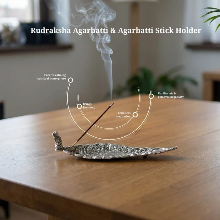 Rudraksha Agarbatti & Agarbatti Stick Holder - view 5