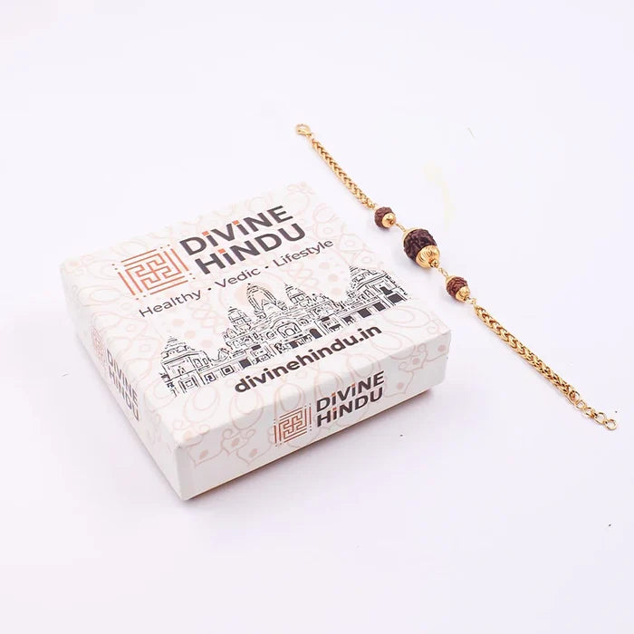 Rudraksha Beads chain Bracelet - view 2