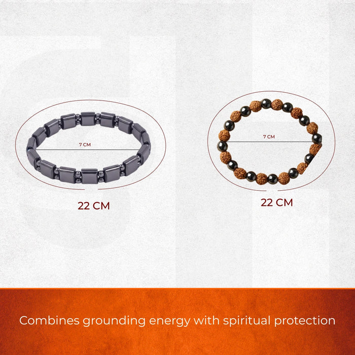 Rudraksha Hematite Fusion - view 2