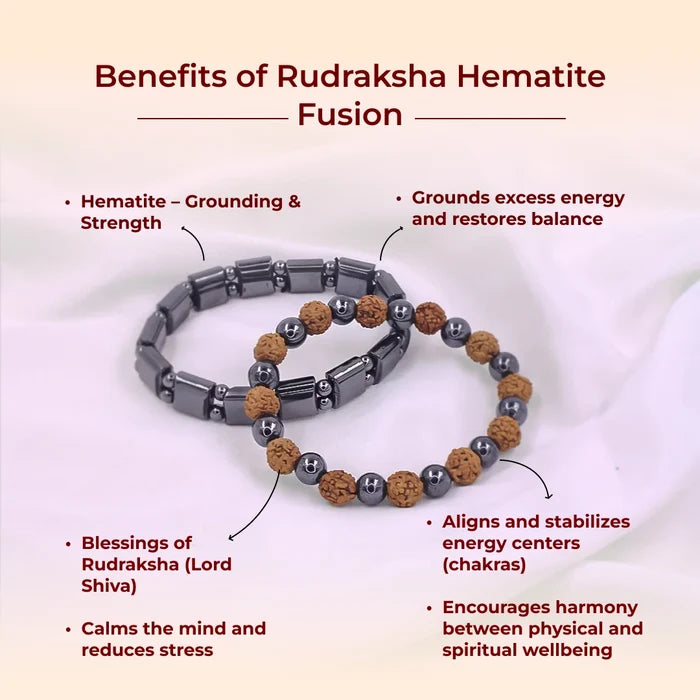 Rudraksha Hematite Fusion - view 3