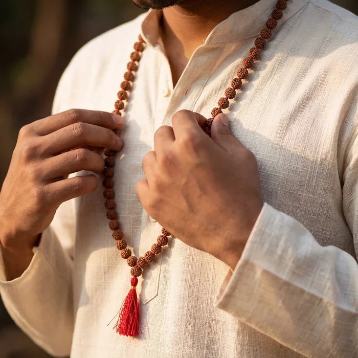 Rudraksha Jaap Mala - 108 Sacred Premium Beads