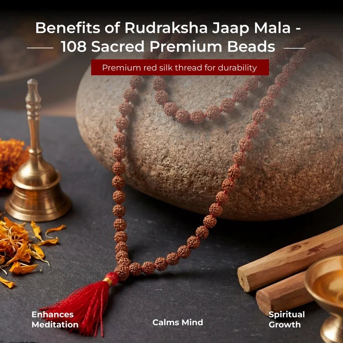 Rudraksha Jaap Mala - 108 Sacred Premium Beads - view 3