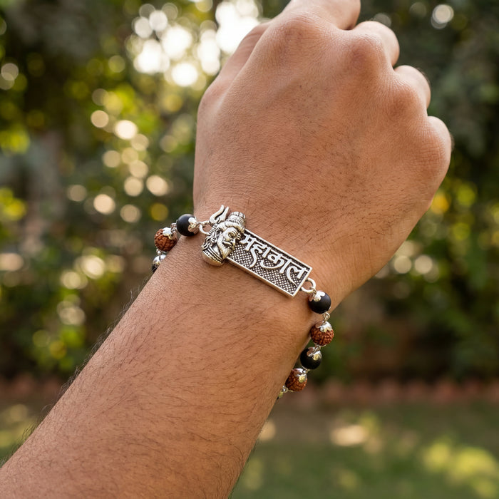 Rudraksha Karungali Mahakal Bracelet