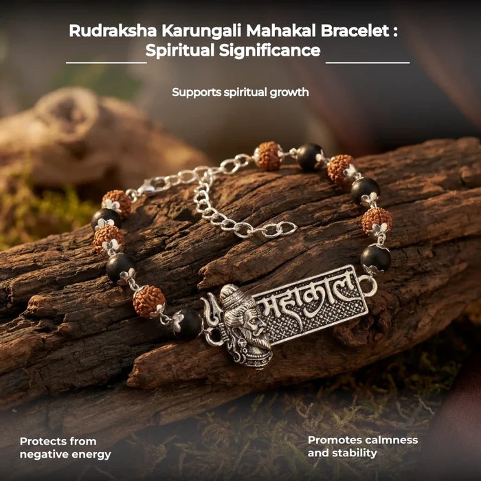 Rudraksha Karungali Mahakal Bracelet - view 3