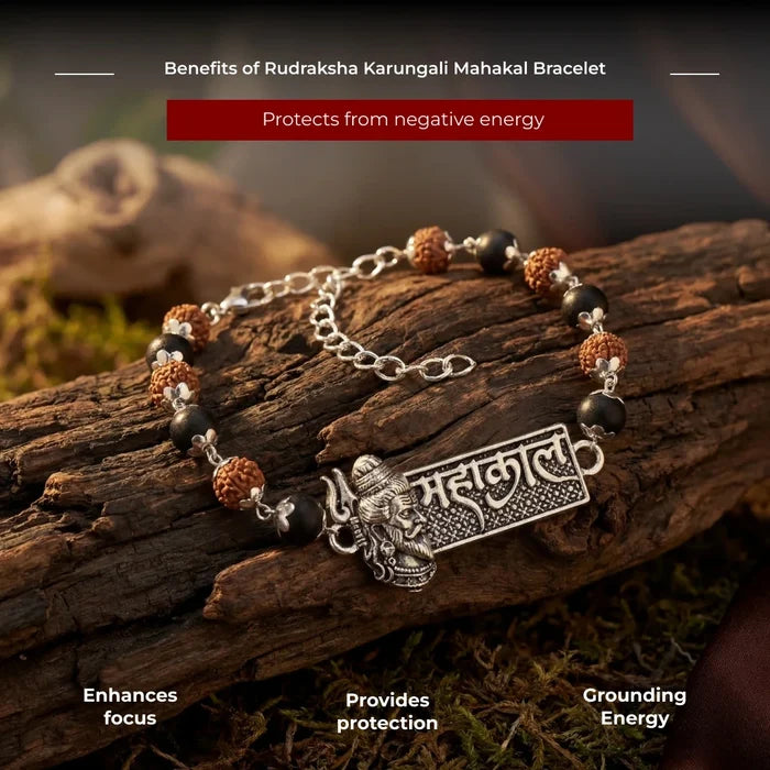 Rudraksha Karungali Mahakal Bracelet - view 4