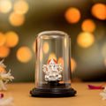 Sacred Ganesha Rhodium-Plated 999 Silver Idol