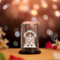 Sacred Splendor Rhodium-Plated 999 Silver Tirupati Balaji Idol