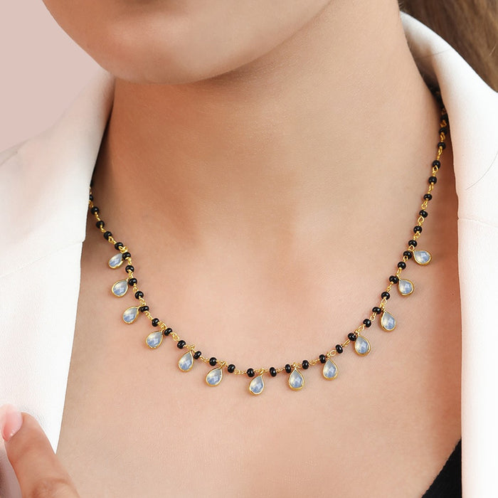 Sacred Union Gold-Plated 925 Sterling Silver Drop Mangalsutra