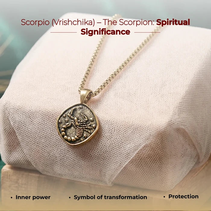 Scorpio (Vrishayik) Rashi Pendant - view 3