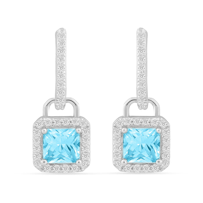 Sea Song Silver Rhodium Plated Earrings