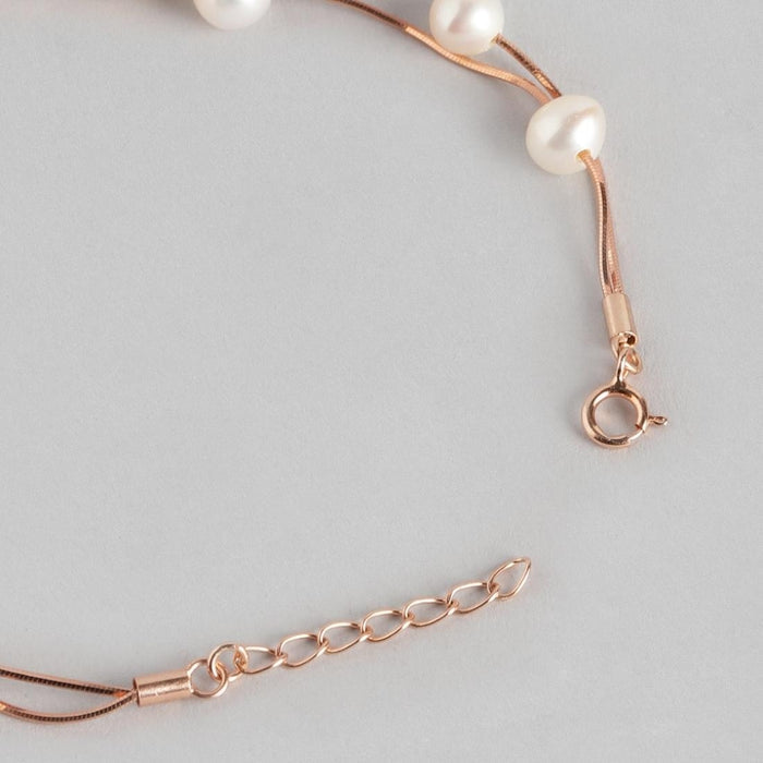 Seaside Elegance - Rose Gold Fresh Off the Sea 925 Silver Bracelet