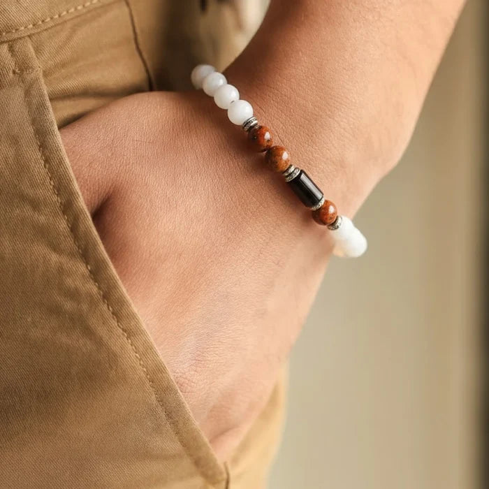 Selenite Bracelet (Vrishabh Rashi) Taurus - view 2